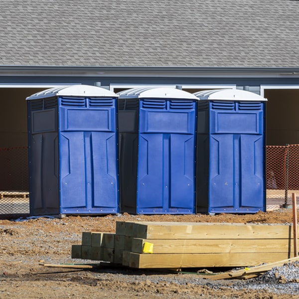 are there any restrictions on what items can be disposed of in the portable toilets in Henderson PA